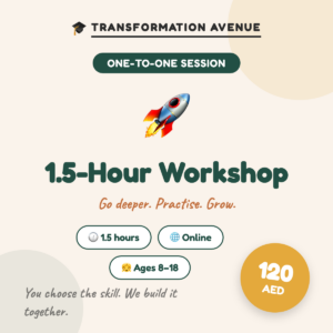 One-to-one 1.5-hour online life skills workshop for kids — Transformation Avenue, 120 AED