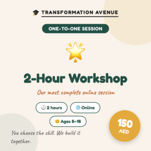 One-to-one 2-hour online life skills workshop for kids — Transformation Avenue, 150 AED